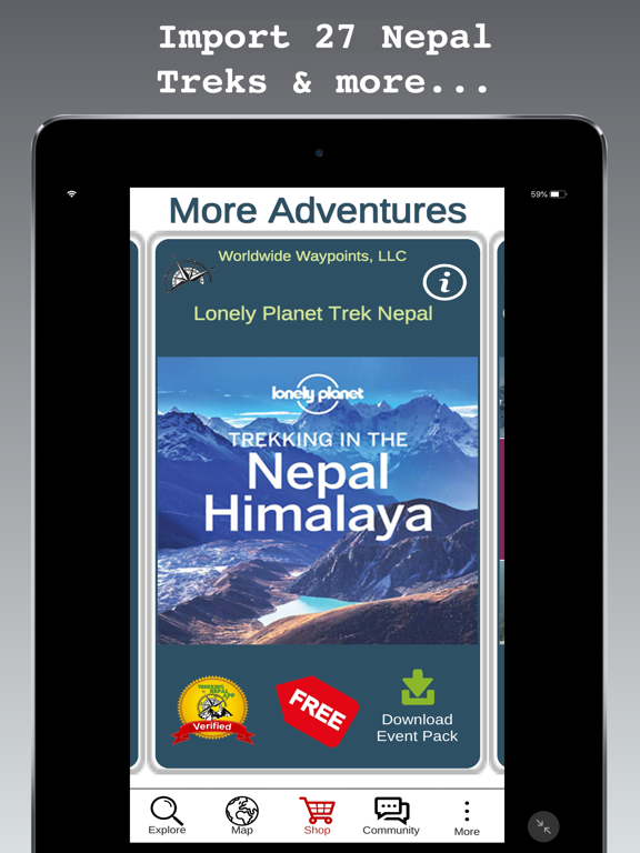 Adventure Travel Buddies iPad screenshot 6 - Travel app