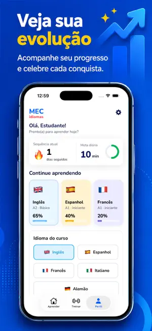 MEC Idiomas: Inglês e Espanhol iPhone screenshot 4