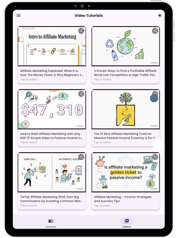 Affiliate Marketing Guide iPad screenshot