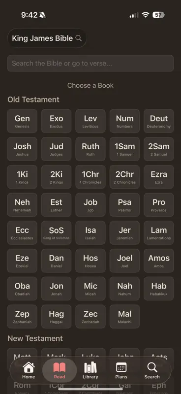 KJV Only Bible App screenshot 2 of 10