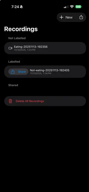 Chew Sense - Collect and Label screenshot 3
