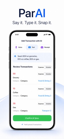 ParAI: Income&Expense Tracker — скриншот 6
