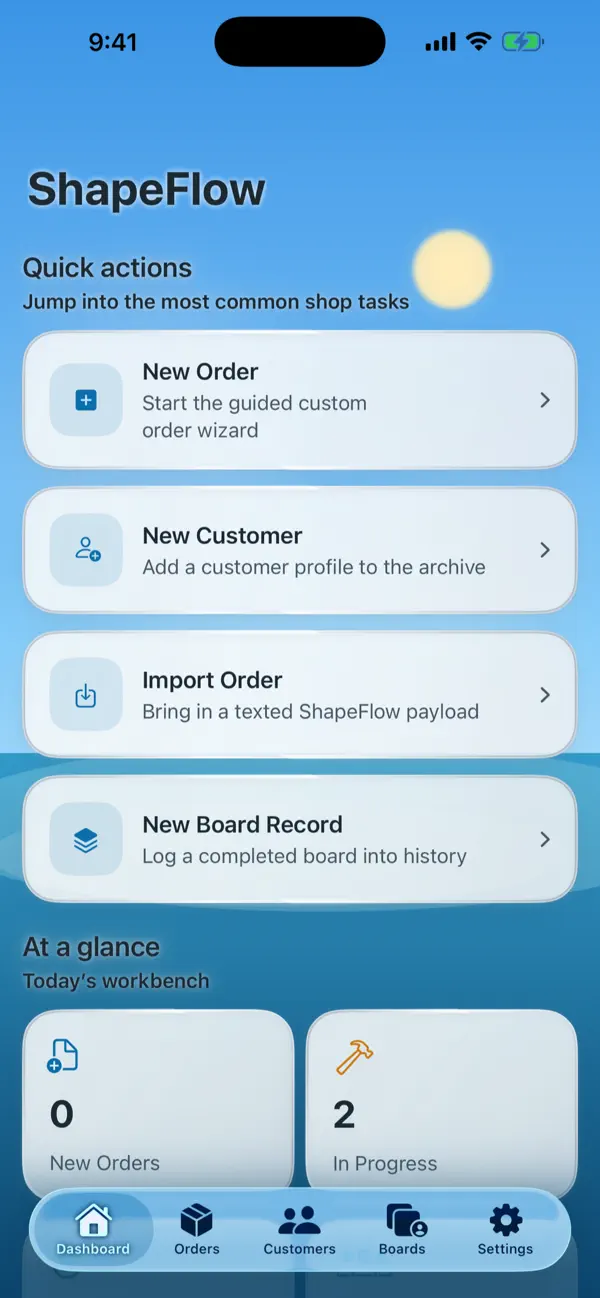 Screenshot #2 pour ShapeFlow: Shaper CRM