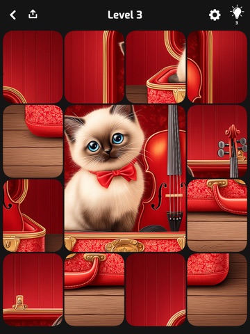 Cat Puzzles. iPad screenshot