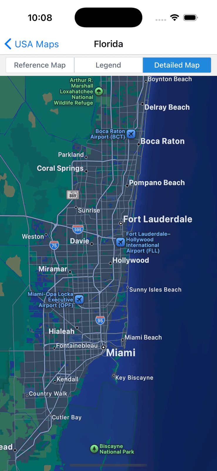 USA Pocket Maps Pro iphone screenshot 4