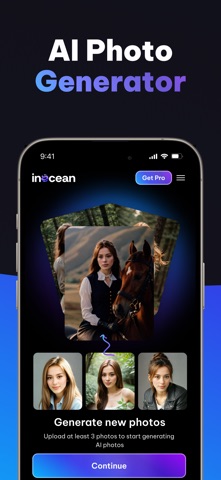 InOcean: AI Photo & Social Hub screenshot