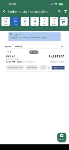 Fifa Yatayat Pvt. Ltd. screenshot