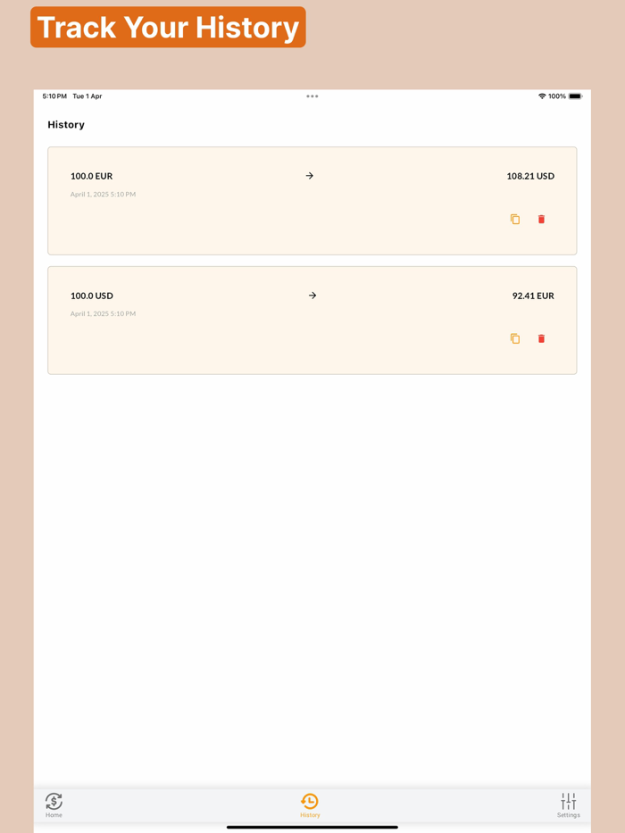 FlipRate simple money convert