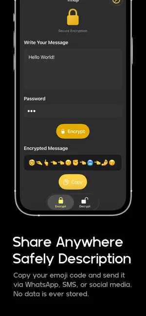 Tmoji: Secure Emoji Messages screenshot 2