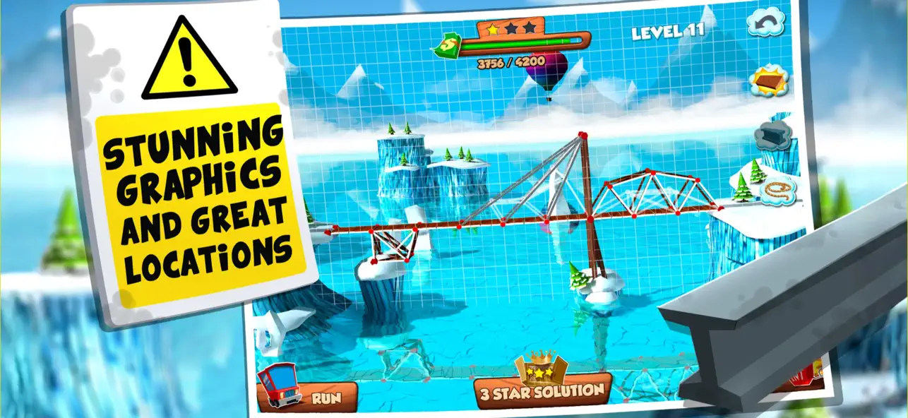 Screenshot #3 pour Bridge Builder Simulator
