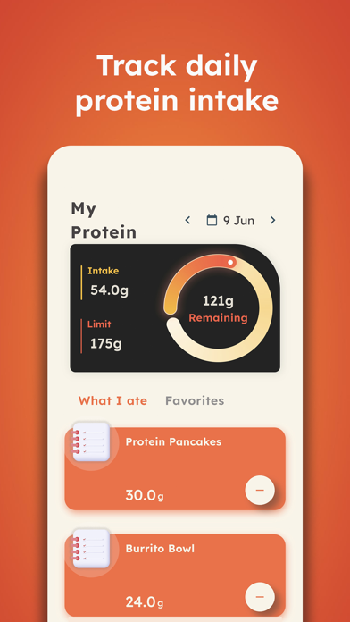 Protein Tracker by ProteinPlan Screenshot