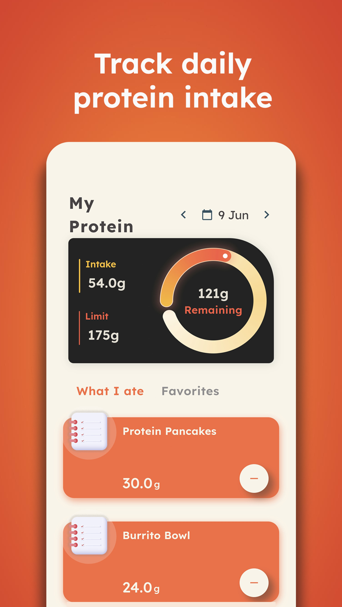 Protein Tracker by ProteinPlan