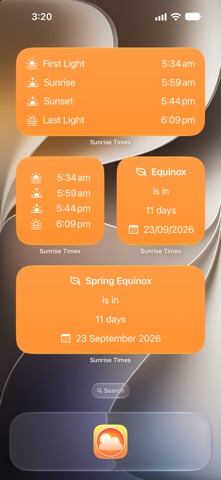 Sunrise Sunset Times iPhone screenshot 8