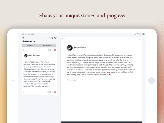 The Reconnected iPad screenshot 4 - Education app