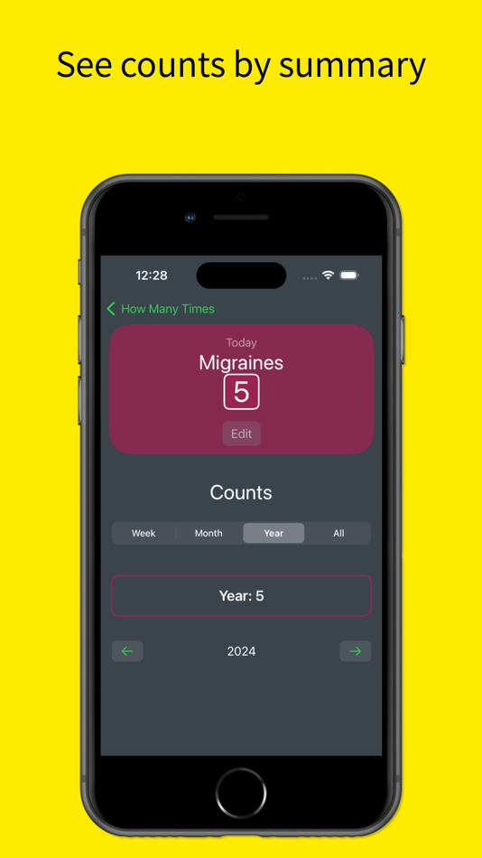 #3. How Many Times Habit Tracker (iOS) 由: Bill Harned