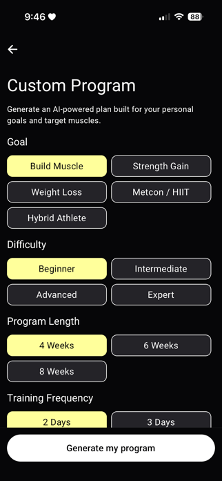 Element 26 Trainer Workout App Screenshot 5 of 5