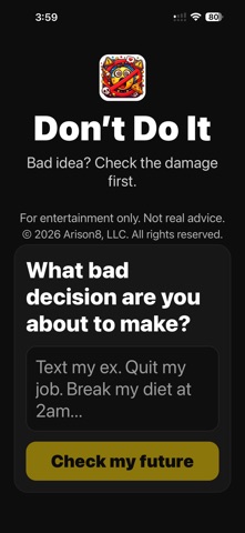 Don't Do It (9d0822) Screenshot 1 of 5
