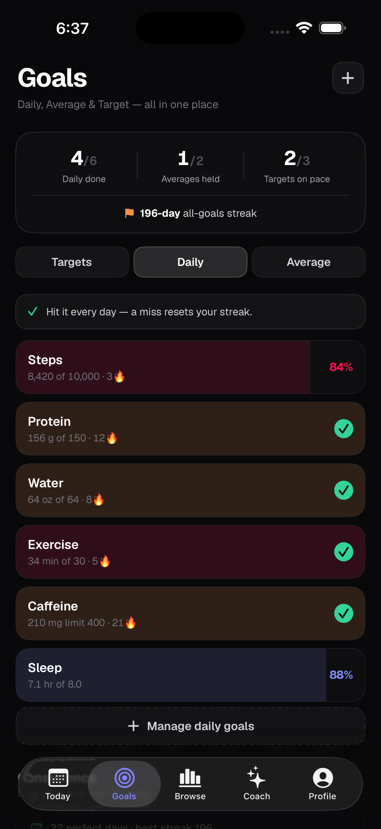 Atlas — Life Metrics Dashboard
