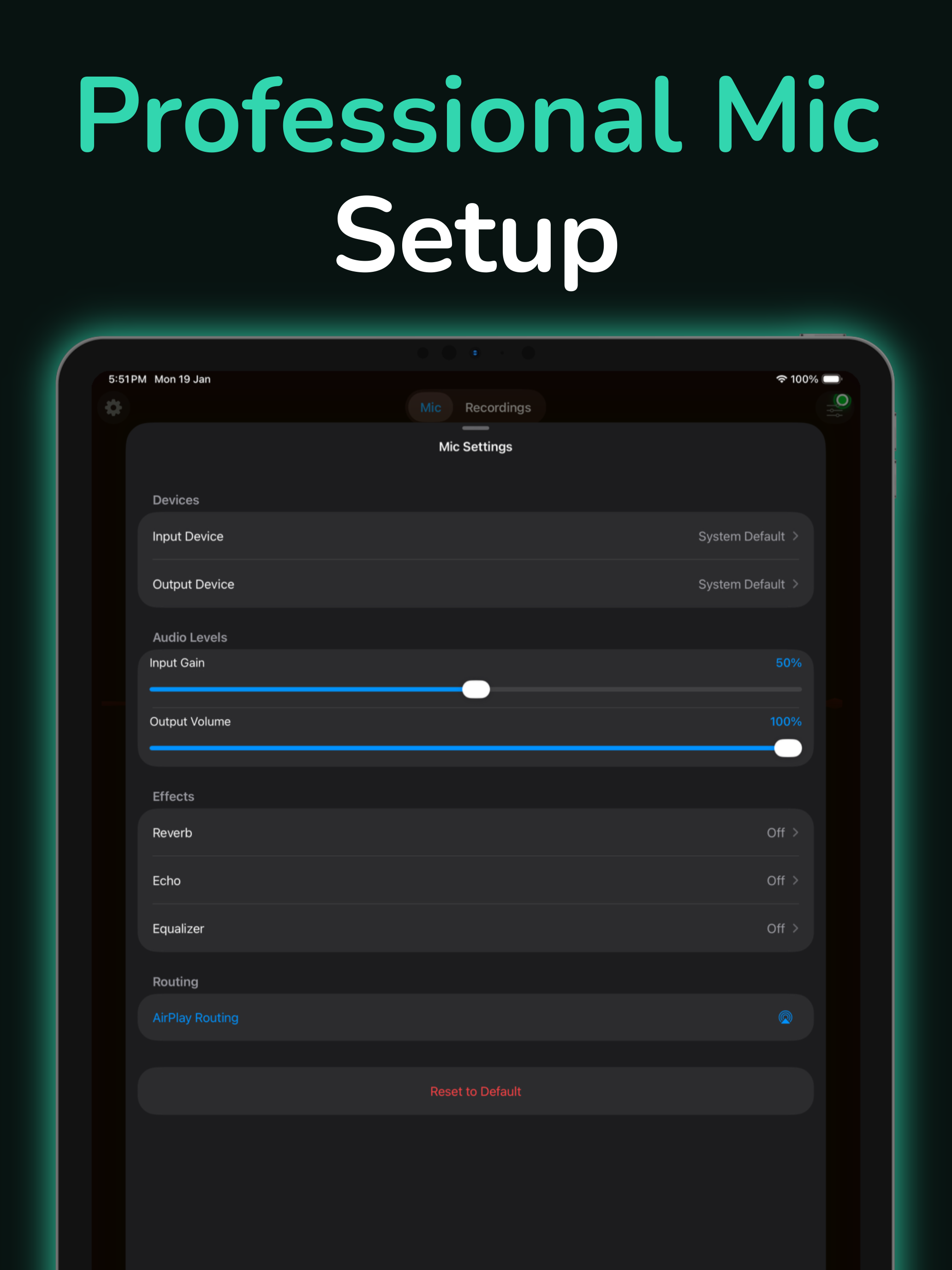 Mic to Speaker - Virtual Mic
