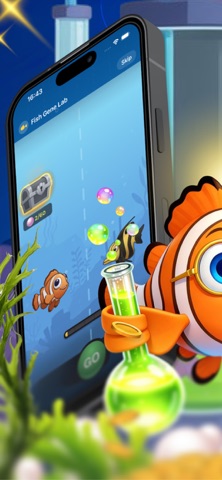 Fish Gene Lab iPhone screenshot 1