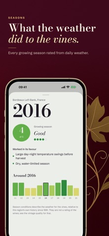 Vintages: Wine Vintage Guide iPhone screenshot