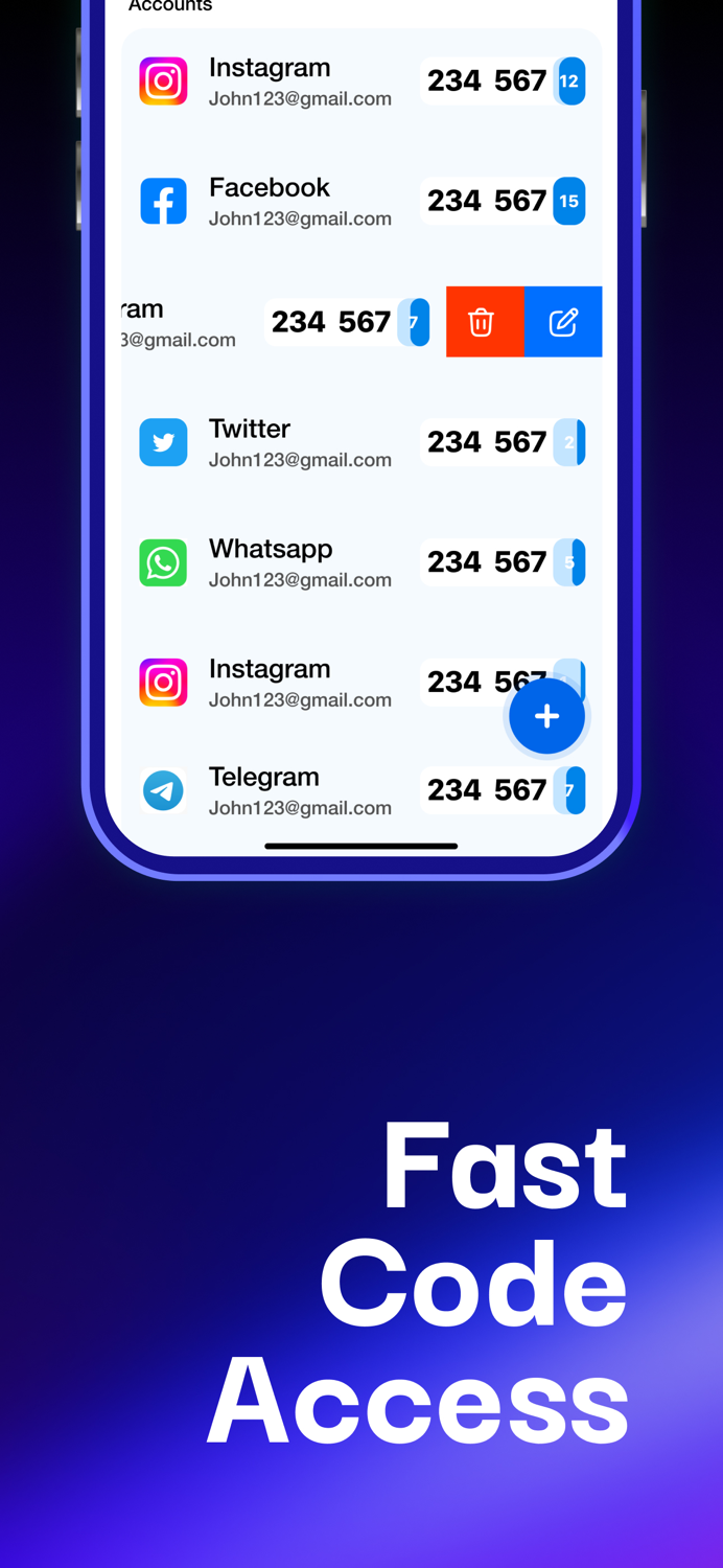 Authenticator for 2FA