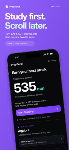 PrepScroll SAT for Screentime Screenshot 5 of 5