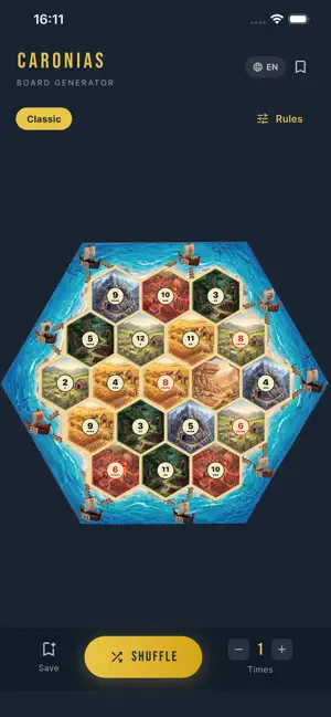 Caronias: Board Generator screenshot 1