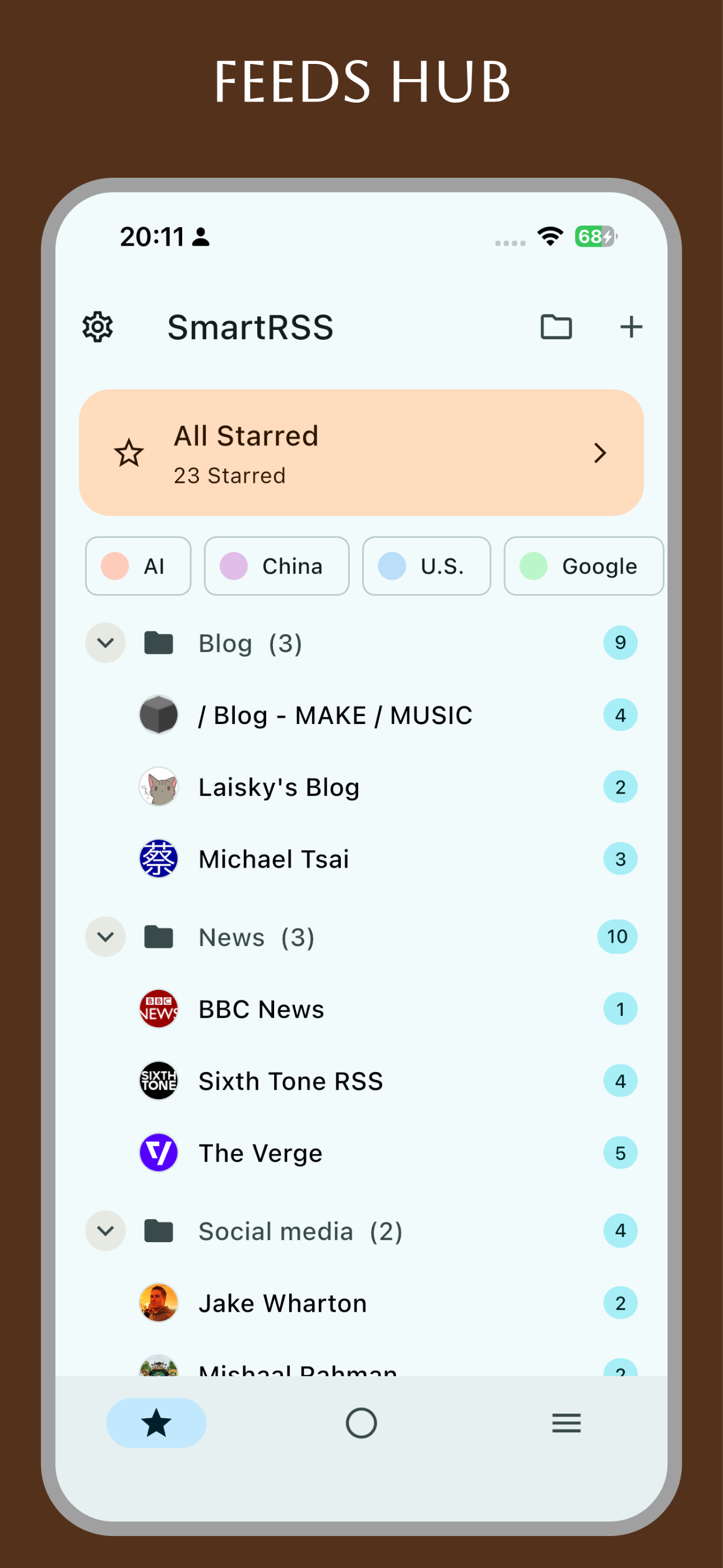 SmartRSS: RSS Reader & Podcast
