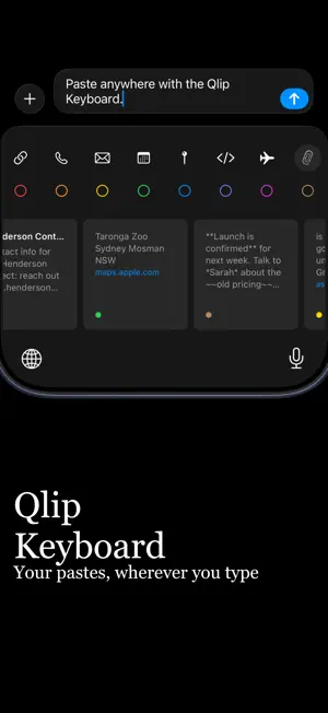 Qlip - Clipboard Manager screenshot 2