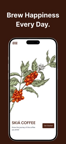 Skiá Coffee iPhone screenshot