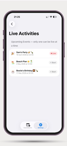 CountDown: Event Tracker Screenshot 6 of 6