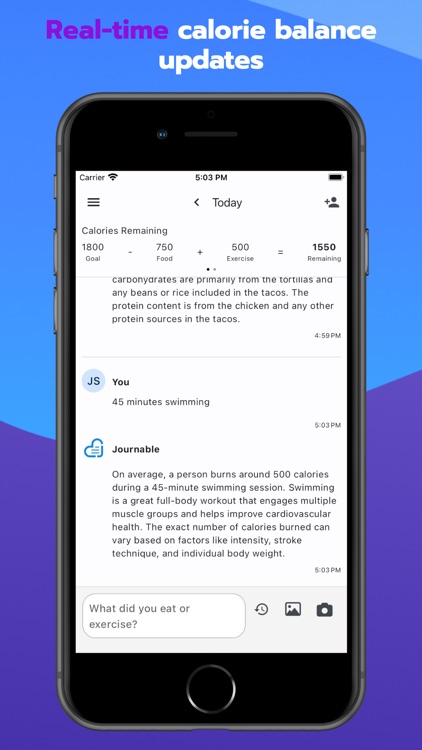 Journable — AI Calorie Counter screenshot-5