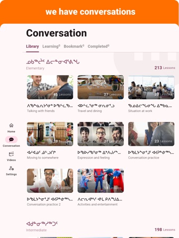 Inuktut - Listening Speaking iPad screenshot