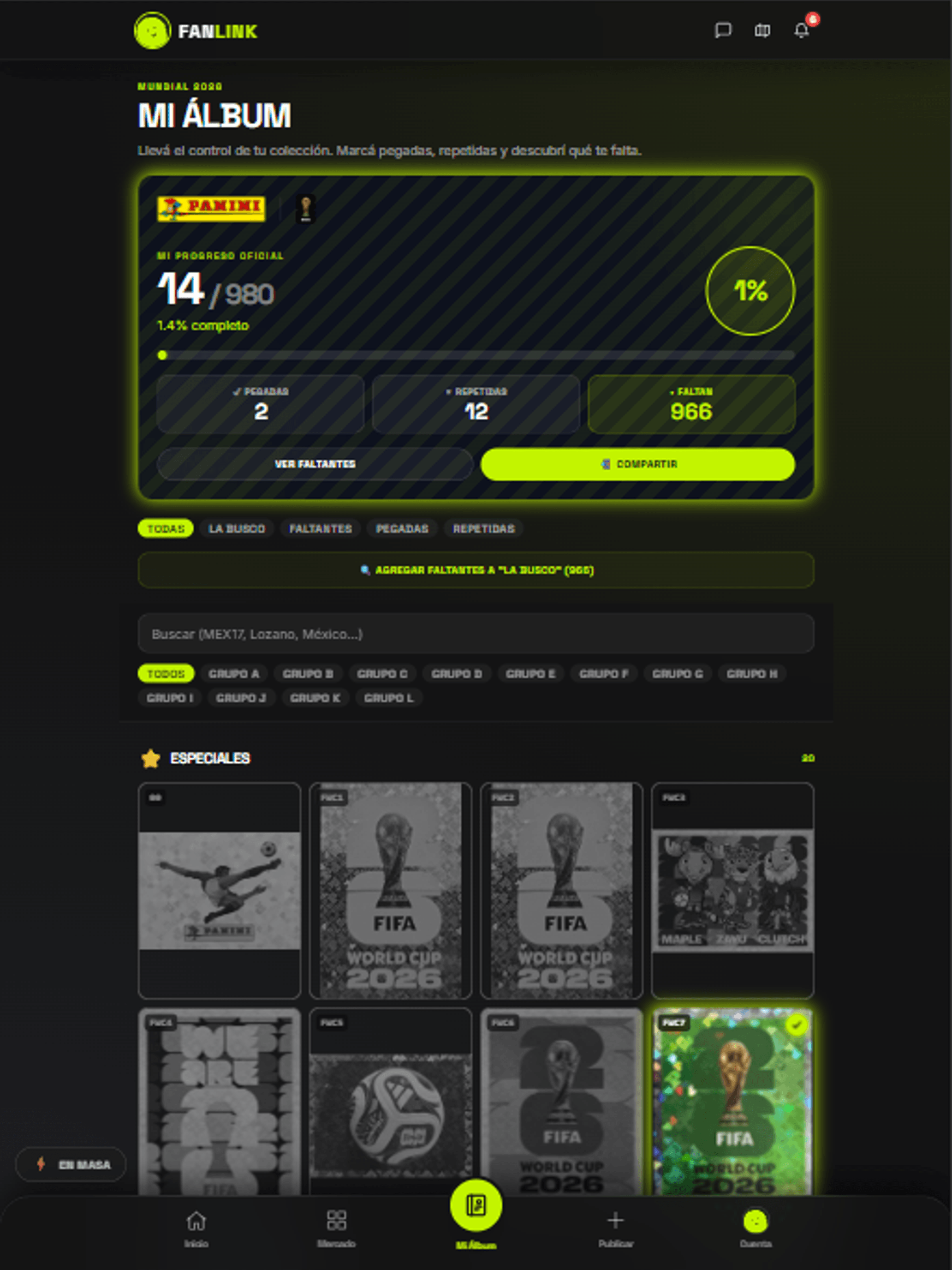 FanLink: Repetidas Panini