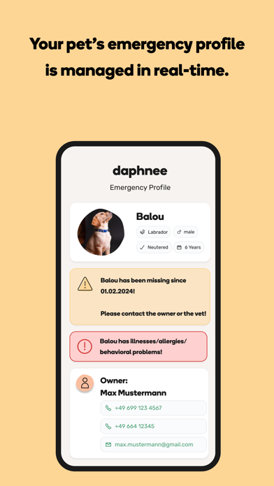 Daphnee – Smart Pet ID Screenshot