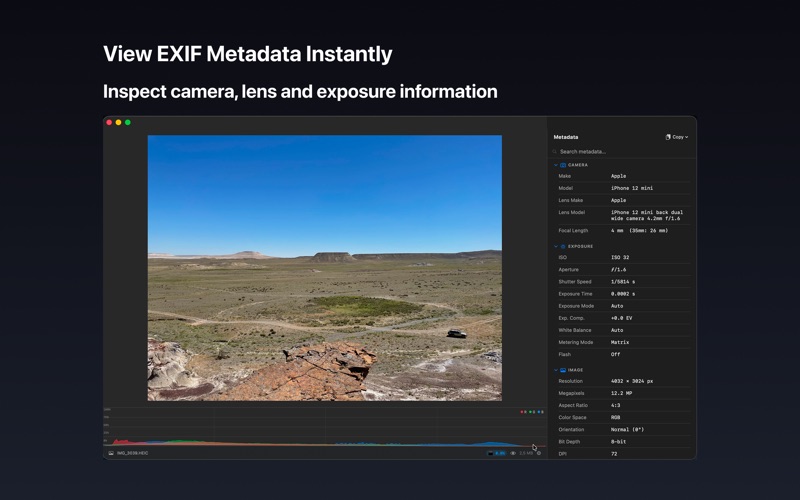 EXIF Viewer – Photo Metadata screenshot