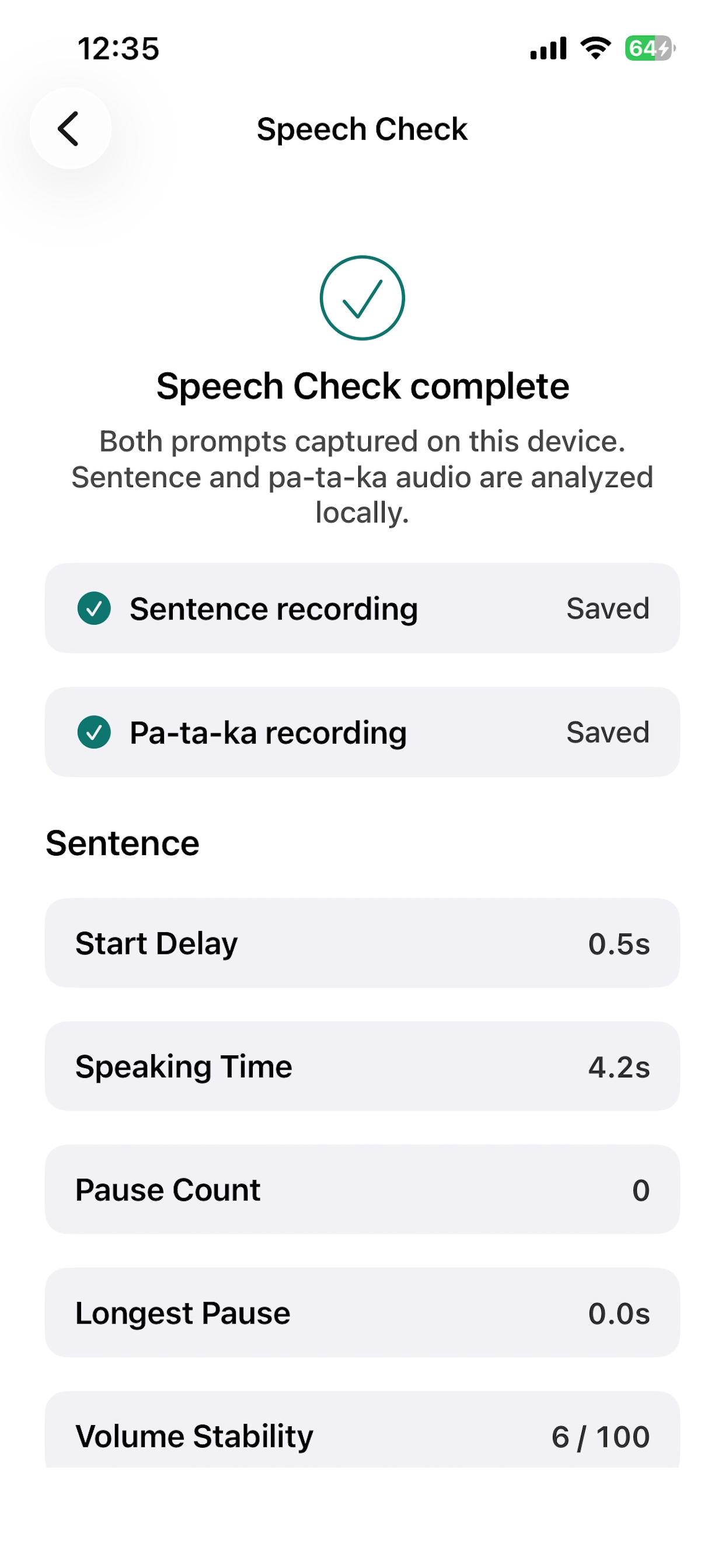 Face & Speech Check screenshot 6