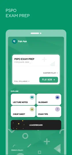 PSPO Exam Prep: With AI iPhone Screenshot 1