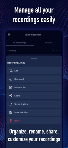 Voice Recorder, Voice Memos screenshot
