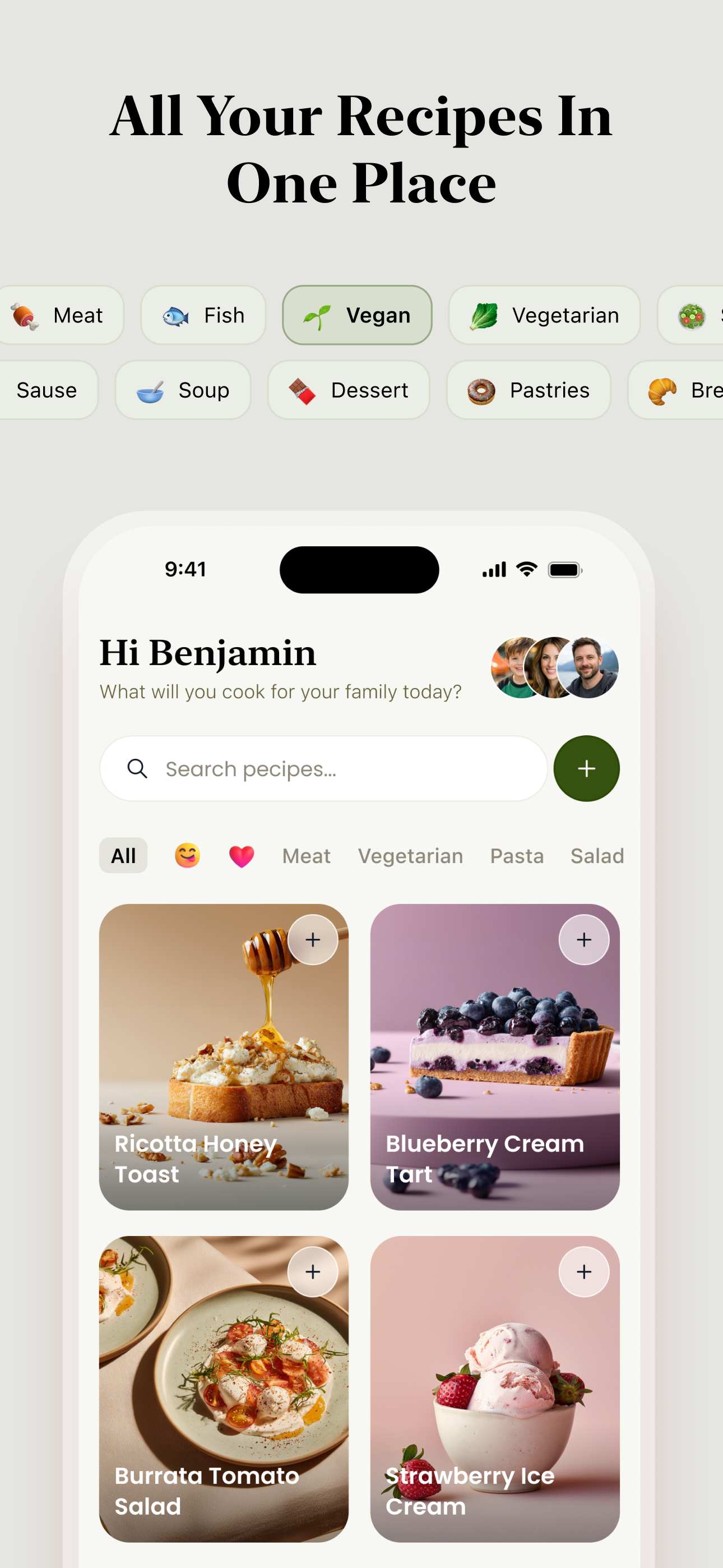 Tommi: Recipes & Grocery List screenshot 3
