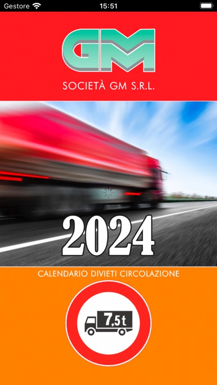 Calendario Divieti Camion 2025