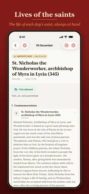 Orthodox Church Calendar screenshot 2