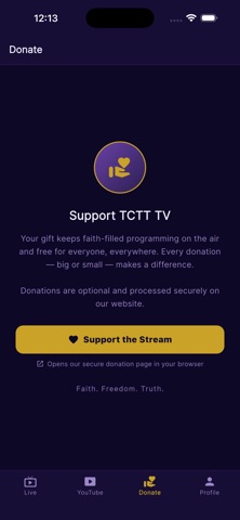 TCTT TV iPhone screenshot