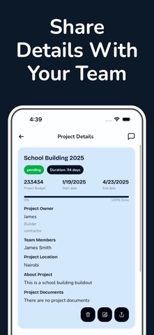 BuildOVE: Construction Manager iPhone screenshot