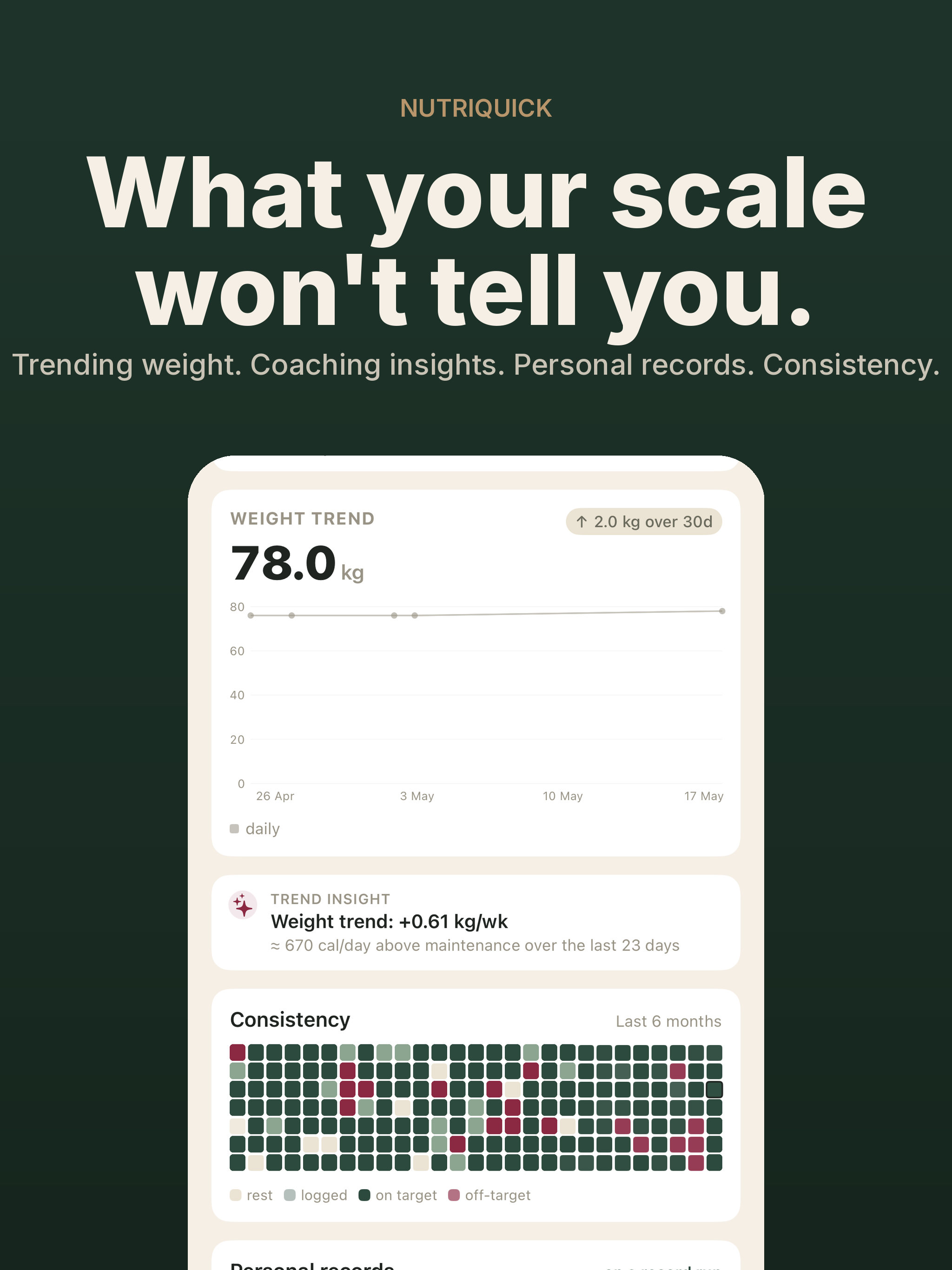 NutriQuick: Lean Macro Tracker