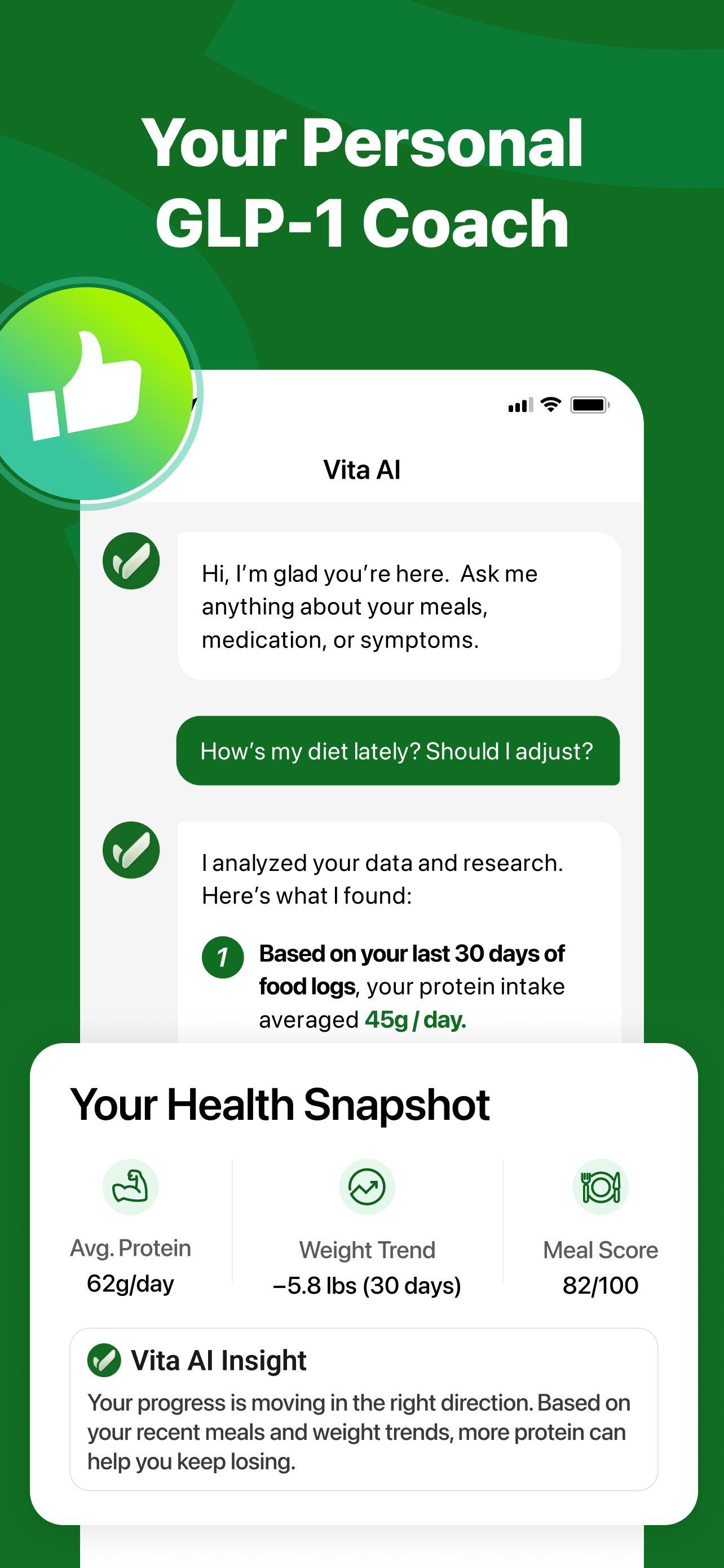 Vita AI: GLP-1 Assistant screenshot 5