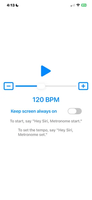 Handsfree Metronome screenshot 1