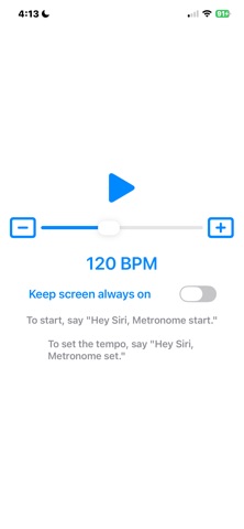 Handsfree Metronome screenshot