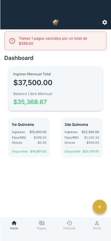 Vesta: Financial Peace Mind screenshot